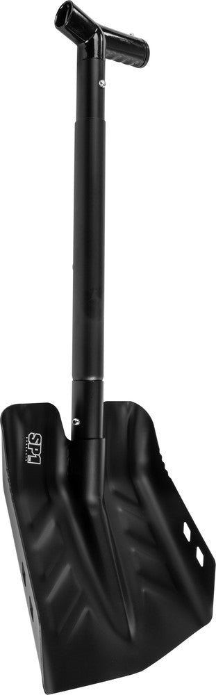 ALUMINUM SHOVEL W/SAW BLACK - SP1